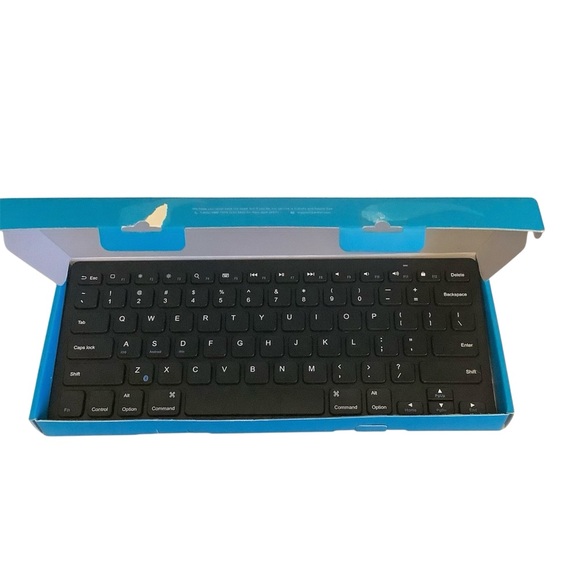 NEW Anker Ultra Slim Bluetooth Keyboard Black IPad/Tablet - Picture 1 of 3